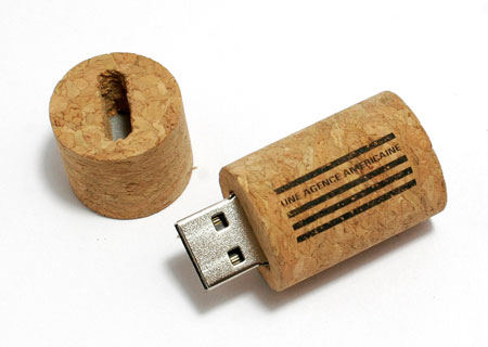 Cle USB Bois Bouchon Liege