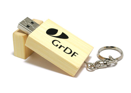 Cle USB Bois Carre