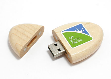Cle USB Bois Ovale