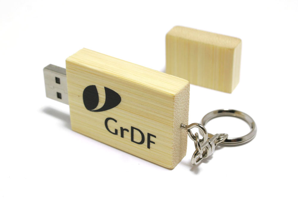 Tampographie sur cle usb Bois