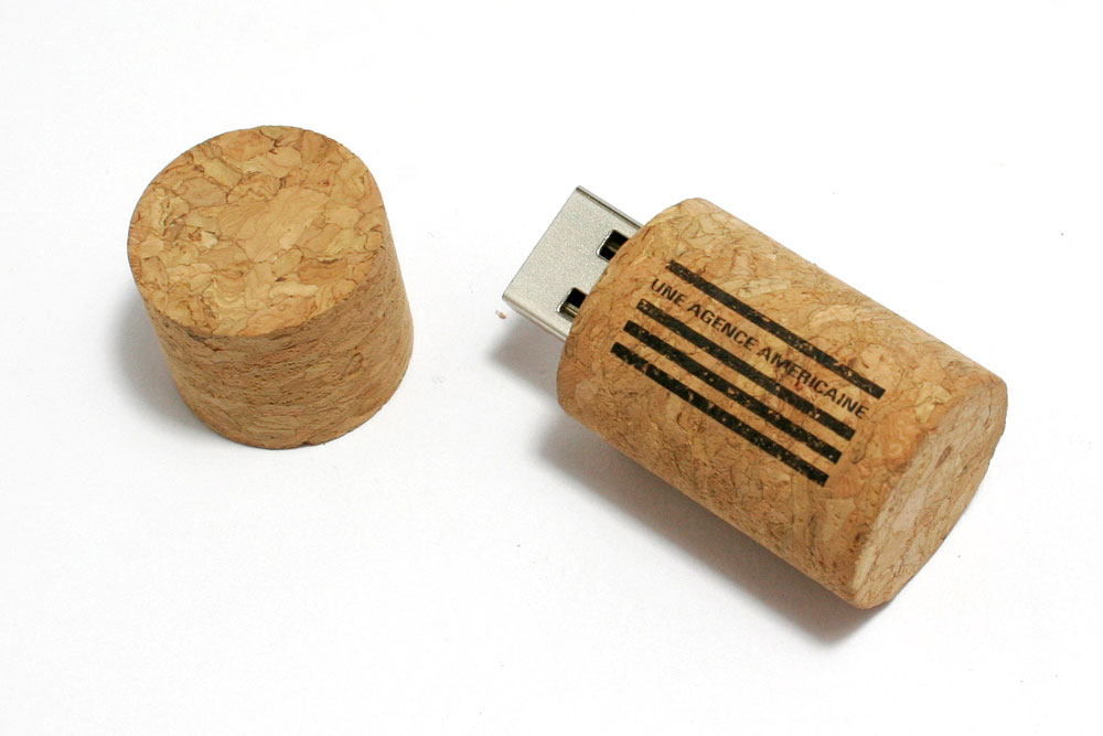 Serigraphie sur cle usb Bois